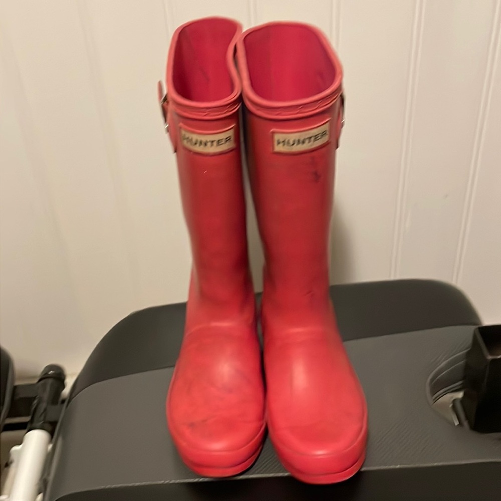 Loved girl Hunter boots size A1